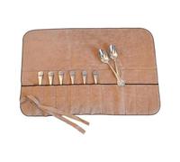Hagerty Silver Guard Cutlery Roll funda para cubiertos de plata y plateados 59x40 cm I práctico portacubiertos con protección antideslustre para cucharas de frutas con 12 compartimentos