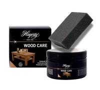 Hagerty Wood Care Crema con esencias naturales nutre y protege la madera 250 ml I Eficaz para regenerar brillo de muebles de madera I Limpia todo tipo de maderas decorativas I Incluye esponja