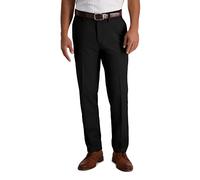 Haggar, Cool 18 Pro, Pantalón Estrecho de Frente Plano para Hombre, Negro Vivo, 32W x 29L
