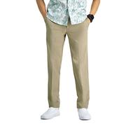 Haggar, Cool 18 Pro, Pantalón Estrecho de Frente Plano para Hombre, Tan Lux, 36W x 32L