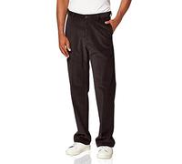 Haggar Corduroy Classic Fit Flat Front Expandable Waistband Pant Pantaln, Espresso, 38W x 31L para Hombre