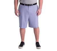 Haggar Men's Big and Tall B&t Cool 18 Pro Stretch Solid Oxford Flat Front Short