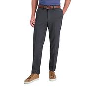 Haggar Men's Cool 18 Pro Heather Slim Fit Premium Flex Flat Front Pant