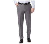 Haggar Men's Premium Comfort Stretch Slim Fit Dress Pant, Grey, 32Wx32L