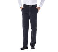 Haggar mens Stretch Corduroy Expandable Waist Classic Fit Flat Front Casual Pants Dusk 36W x 30L US