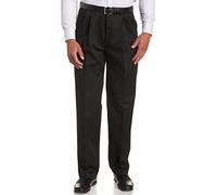 Haggar Work To Weekend Classic Fit Pleat Regular and Big and Tall Sizes - Trabajo hasta Fin de Semana, Ajuste clásico Plisado, Tallas Regulares y Grandes y Altas Hombre