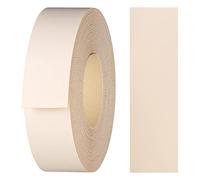 haggiy Cinta adhesiva para bordes de melamina con adhesivo termofusible, 21 mm x 5 m, cinta adhesiva termofusible para estanterías y paneles, decoración: marfil