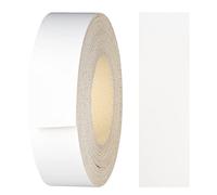 haggiy - Cinta adhesiva para bordes de melamina con adhesivo termofusible, 21 mm x 5 m, cinta termoadhesiva, para estantes y paneles, decoración: blanco ártico