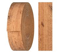 haggiy - Cinta adhesiva para bordes de melamina con adhesivo termofusible, 21 mm x 5 m, cinta termoadhesiva, para estantes y paneles, decoración: roble Wotan