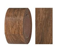 haggiy - Cinta adhesiva para bordes de melamina con adhesivo termofusible, 40 mm x 5 m, cinta termoadhesiva, para estantes y paneles, decoración: roble lefkas jaspeado