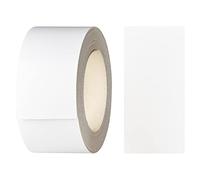 haggiy - Cinta adhesiva para bordes de melamina con adhesivo termofusible, 40 mm x 5 m, cinta termoadhesiva, para estantes y paneles, decoración: blanco ártico