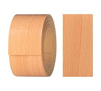 haggiy - Cinta adhesiva para bordes de melamina con adhesivo termofusible, 40 mm x 5 m, cinta termoadhesiva, para estantes y paneles, decoración: haya