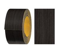 haggiy Cinta de Canto autoadhesiva de melamina 40 mm x 5 m para Muebles, fijación Segura sin Planchado, Canto termoadhesivo, Revestimiento para estanterías y Paneles de Madera (Wengué)