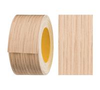 haggiy Cinta de Canto autoadhesiva de melamina 40 mm x 5 m para Muebles, fijación Segura sin Planchado, Canto termoadhesivo, Revestimiento para estanterías y Paneles (Roble Lindber)