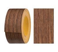 haggiy Cinta de melamina autoadhesiva para bordes de 40 mm x 5 m, sujeción segura sin planchado gracias al adhesivo acrílico, revestimiento para estanterías/paneles de madera, nogal Macchiato