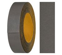 Haggiy Cinta de melamina autoadhesiva para cantos, sujeción segura sin planchar, borde de bordes, chapa para estanterías/placas de madera (gris grafito)