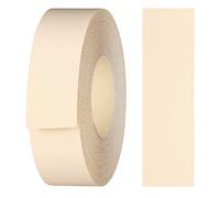 haggiy Cinta de melamina para bordes con adhesivo termofusible, 21 mm x 5 m, cinta termoadhesiva para estantes y paneles, color beige