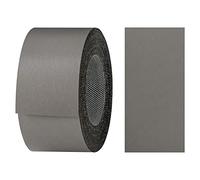 Haggiy Cinta de melamina para bordes con adhesivo termofusible 40 mm x 5 m | termoadhesivo para estantes y paneles | Decoración: antracita, carbón