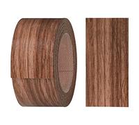 haggiy Cinta de melamina para bordes con adhesivo termofusible 40 mm x 5 m | termoadhesivo para estantes y paneles | Cinta de borde - Decoración: nogal real