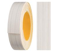 haggiy Cinta para bordes de melamina autoadhesiva 18 mm x 5 m. Cinta para bordes de muebles. Sujeción segura sin planchar. Chapa para estantes/paneles de madera crema Woodline