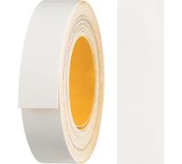 Haggiy Cinta para bordes de melamina autoadhesiva 18 mm x 5 m - Sujeción segura sin planchar - Chapa para estantes/paneles de madera blanco