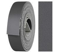 haggiy cinta para bordes en ABS con adhesivo termofusible 22 mm x 2,5 m - cinta para cantos premium extra fuerte para planchar en paneles de muebles y estantes - decoración: Gris Diamante