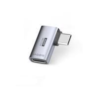 Hagi daptador USB C de 240 W, 40 Gbps, 8K, Adaptador USB-C Macho a USB-C Hembra, Conector USB 4 para Thunderbolt 4/3, ROG Ally, Steam Deck, Switch, Dock, Mac, Tablet, iPhone 16 15 Pro MAX (Tipo L