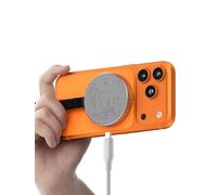 Hagibis Carcasa magnética M.2 2230 NVMe SSD con Magsafe para iPhone 16 15 Pro MAX ProRes, USB C 3.2 Gen2 10Gbps a Adaptador NVMe, Funda SSD Externa de Aluminio para MacBook, iPad Pro, Android (MC100