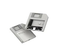 Hagi arcasa SSD, Estilo Disquete USB 3.2 Gen2 de 10 Gbps a NVMe PCI-E M.2 2230/2242 SSD, Carcasa de Disco Duro Externo M.2 para MacBook, portátil, iPad, Android, iPhone 17 Pro MAX (Gris)