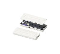 Hagibis Carcasa SSD M.2 NVMe, Write Protect USB C 3.2 Gen2 de 10 Gbps a M.2 Carcasa de disco duro externo con PD de 100 W, USB 2.0, supercondensador para iPhone 16, 15 Pro Max, MacBook Pro (blanco)