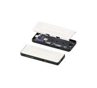 Hagibis Carcasa SSD M.2 NVMe, Write Protect USB C 3.2 Gen2 de 10 Gbps a M.2 Carcasa de disco duro externo con PD de 100 W, USB 2.0, supercondensador para iPhone 16, 15 Pro Max, MacBook Pro (blanco y