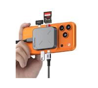 Hagibis Hub magnético USB C con Magsafe para iPhone 16 15 Pro MAX, estación de Acoplamiento 6 en 1 Tipo C SD4.0 Micro SD4.0 Tarjeta Solt 100W PD 10Gbps USB-C AUX para MacBook Pro Air, iPad Pro