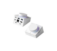 Hagibis Hub USB C con Botones de Acceso Directo, estación de Acoplamiento RGB Tipo C con HDMI 4K a 60Hz, 100W PD, 5Gbps USB-C, 2 USB 3.0, 2.5G RJ45, AUX, SD3.0, Micro SD3.0 para MacBook iPad Pro