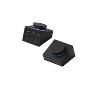 Hagibis Hub USB C con botones de acceso directo, estación de acoplamiento RGB tipo C con USB C de 5 Gbps, 2 USB 3.0, conector de 3.5 mm, SD/Micro SD3.0, USB 2.0 para MacBook iPad Pro (negro AG)