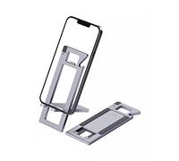 Hagibis Soporte de teléfono Celular para Escritorio, Soporte Plegable de Aluminio 5 en 1 con abrebotellas, abridor de Caja, Regla, Llave Inglesa para iPhone 14, 13, 12, 11 Pro MAX, Samsung Galaxy