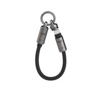 Hagibis USB4 Cable Portable Keychain Short C to C Cable Lanyard Type-C Cable 240W 80Gbps for 4/5 17 Pro SSD,A