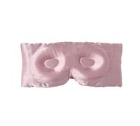 HAGJII 19 Momme 100% Antifaz Para Dormir De Seda Natural Mascara De Dormir Para Quienes Duermen De Lado, Antifaz 3D Grande Y Contorneado Para Anti-Luz, Diseño Ajustable(Pink)