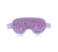 HAGJII Antifaz Gel Frio Refrescante Con Perlas De Gel De Pvc, Compresa De Frío Y Calor Máscara De Gel Para Ojos, Reutilizable Sleep Mask Para El Dolor De Cabeza, Alivio De Las Migrañas(Purple)