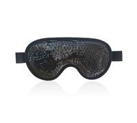 HAGJII Antifaz Gel Frio Refrescante Con Perlas De Gel De Pvc, Compresa De Frío Y Calor Máscara De Gel Para Ojos, Reutilizable Sleep Mask Para El Dolor De Cabeza, Alivio De Las Migrañas(Negro)
