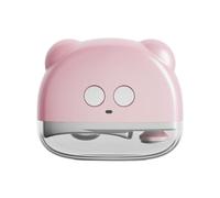 HAGJII Cortauñas Eléctrico Fácil De Usar Para Personas Mayores, Con 3 Velocidades Y Luz Led, Cortauñas Automático Para Uñas Gruesas De Los Pies Cortador De Uñas(Pink)