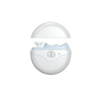 HAGJII Cortauñas Eléctrico Ultrasilencioso Para Personas Mayores, Cortauñas Automático Con Motor De Baja Vibración, Recargable Cortador De Uñas Con Luz Led, 3 Velocidades(Blanco)