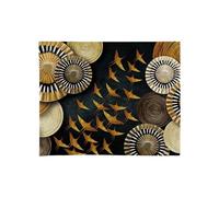 HAGJII Estilo Chino Tapa Contador Luz Decorativa Pegatinas De Tela Tapa Cuadro Electrico Decorativo Hogar Elegante Cuadro para Tapar Cuadro Electrico(40 * 30cm,B)