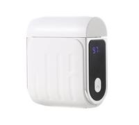 HAGJII Fácil De Usar Cortauñas Automático Para Personas Mayores, Cortauñas Eléctrico Con 3 Velocidades Y Luz Led, Portátil Cortador De Uñas Con Cubierta Magnética(Blanco)