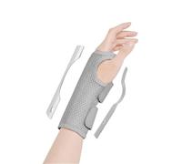 HAGJII Muñequera Tendinitis Férula De Muñeca para El Alivio del Dolor De Muñeca Muñequera Tunel Carpiano para Tendinitis, Artritis Y Dolor por Esguince Soporte De Muñeca(Gray,S_Left)