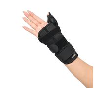 HAGJII Muñequera Tendinitis Soporte Nocturno con Estabilizador De Pulgar, Férula para La Muñeca para Artritis Y Tendinitis, Muñequera Tunel Carpiano Ajustable Y Transpirable(Right)