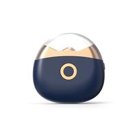 HAGJII Portátil Cortauñas Automático, Cortauñas Eléctrico Con Caja De Almacenamiento Y Luz Led, 2 Velocidades Fácil De Usar Cortador De Uñas Para Personas Mayores, Niños, Adultos(Azul)