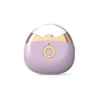 HAGJII Portátil Cortauñas Automático, Cortauñas Eléctrico Con Caja De Almacenamiento Y Luz Led, 2 Velocidades Fácil De Usar Cortador De Uñas Para Personas Mayores, Niños, Adultos(Pink)