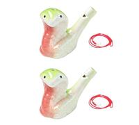 HAGJII Silbato De Pájaro Cerámica Formas Zodiacales Silbatos De Agua 4 Piezas Silbato Pájaro para Observadores De Aves Cazadores Y Aventuras Al Aire Libre(Snake)