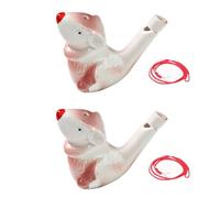 HAGJII Silbato De Pájaro Cerámica Formas Zodiacales Silbatos De Agua 4 Piezas Silbato Pájaro para Observadores De Aves Cazadores Y Aventuras Al Aire Libre(Rat)