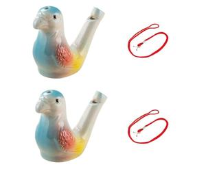 HAGJII Silbato Pájaro Cerámica Silbato De Pájaro Pintado A Mano Diseño Silbatos De Agua Con Cordón Para Niños Aprendizaje Temprano Educativo Instrumento Musical(King kong)